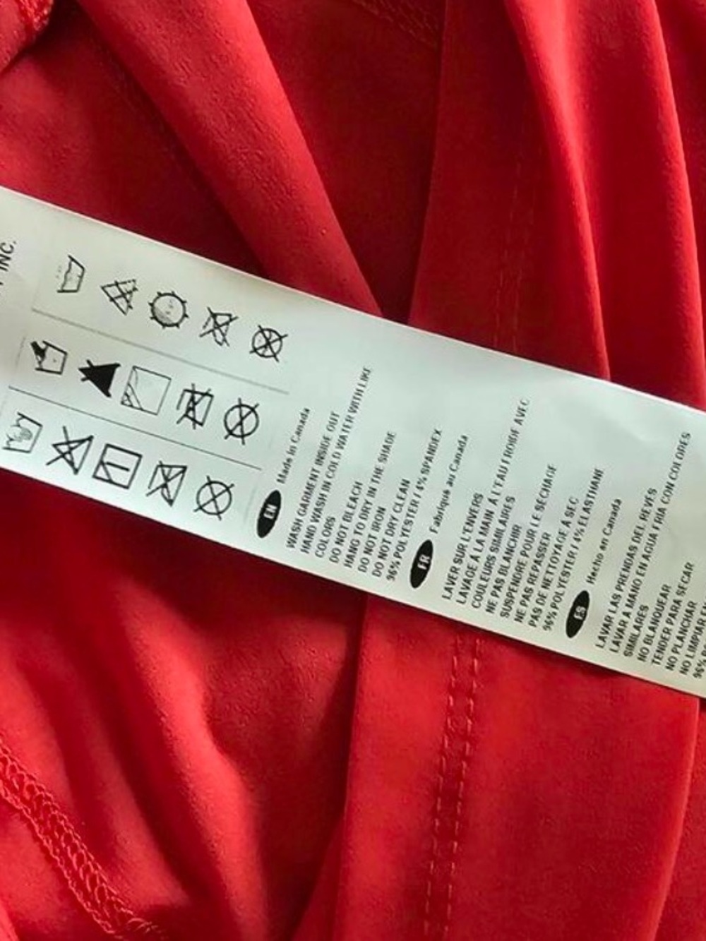Joseph Ribkoff Red Ruffle Wrap Dress - Picture 7 of 7